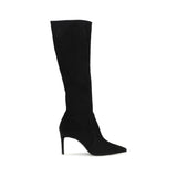 Stuart Weitzman Black Calf Leather Bos Taurus Boots