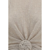 Magda Butrym Beige Lyocell Sleeveles T-Shirt
