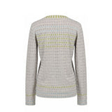 Malo Grey Silk Women Sweater