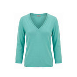 Malo Blue Cotton Women Sweater