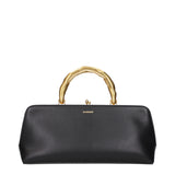 Jil Sander Black Leather Handbag