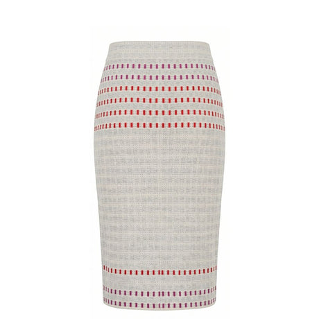 Malo Grey Silk Women Skirt