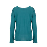 Malo Blue Cotton Women's Sweater