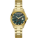 Guess Gold Stainless Steel Dress Watch