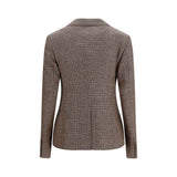 Burberry Brown Wool Oves Aries Blazer