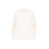Brunello Cucinelli White Virgin Wool Blazer