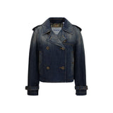 Burberry Blue Cotton Denim Jacket