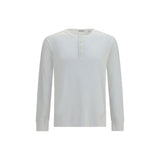 Burberry White Cotton Long Sleeve T-Shirt