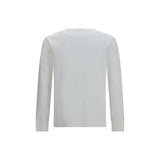 Burberry White Cotton Long Sleeve T-Shirt