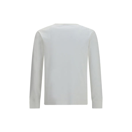 Burberry White Cotton Long Sleeve T-Shirt
