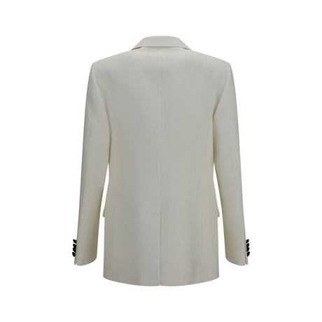 Valentino Garavani White Wool Oves Aries Blazer