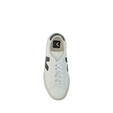 Veja White Calf Leather Bos Taurus Low Top Sneakers