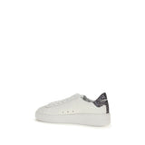 Golden Goose White Calf Leather Bos Taurus Low Top Sneakers