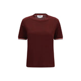 Thom Browne Bordeaux Wool Oves Aries T-Shirt