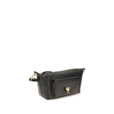 Coccinelle Black Calf Leather Bos Taurus Shoulder Bag