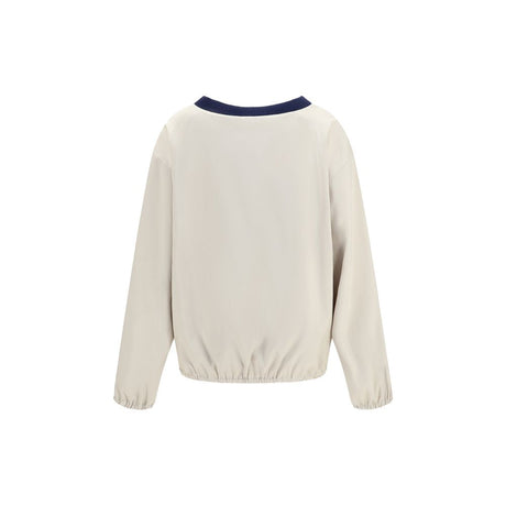 Miu Miu Beige Recycled Polyester Sweatshirt