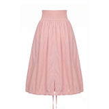 Mr&Mrs Italy Pink Polyester Women Skirt