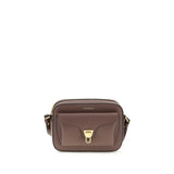 Coccinelle Brown Calf Leather Bos Taurus Shoulder Bag