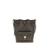 Coccinelle Brown Calf Leather Bos Taurus Shoulder Bag