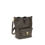 Coccinelle Brown Calf Leather Bos Taurus Shoulder Bag