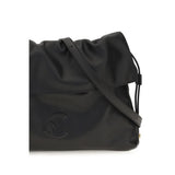 Coccinelle Black Calf Leather Bos Taurus Shoulder Bag