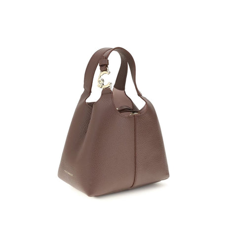Coccinelle Brown Calf Leather Bos Taurus Handbag