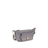 Coccinelle Gray Calf Leather Bos Taurus Shoulder Bag