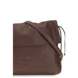Coccinelle Brown Calf Leather Bos Taurus Shoulder Bag