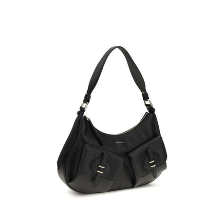 Coccinelle Black Calf Leather Bos Taurus Shoulder Bag