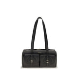 Coccinelle Black Calf Leather Bos Taurus Shoulder Bag