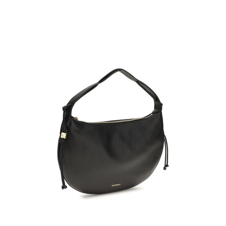 Coccinelle Black Calf Leather Bos Taurus Shoulder Bag