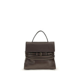 Moschino Brown Goatskin Shoulder Bag