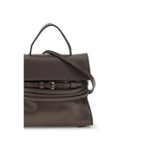 Moschino Brown Goatskin Shoulder Bag