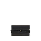 Moschino Black Goatskin Shoulder Bag