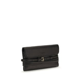 Moschino Black Goatskin Shoulder Bag