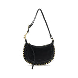 Isabel Marant Black Calf Leather Bos Taurus Shoulder Bag