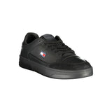 Tommy Hilfiger Black Polyurethane Men's Sneaker