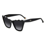 Carolina Herrera Black Acetate Sunglasses