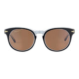 Serengeti Black Resin Sunglasses