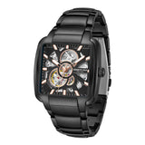 Kenneth Cole Black Stainless Steel Dress Watch