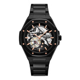 Kenneth Cole Black Stainless Steel Dress Watch