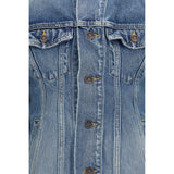 Balenciaga Blue Wool Oves Aries Denim Jacket