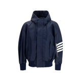 Thom Browne Black Cotton Shell Jacket