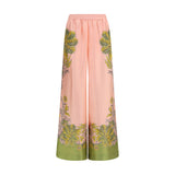 La Double J Multicolor Silk Casual Pants
