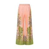 La Double J Multicolor Silk Casual Pants