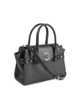Michael Kors Black Pvc Satchel Bag