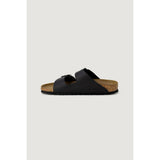 Birkenstock Black Synthetic Flat Sandals