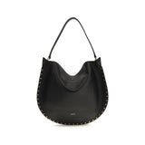 Isabel Marant Black Calf Leather Bos Taurus Shoulder Bag