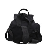 Versace Black Fabric Backpack
