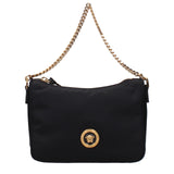 Versace Black Fabric Handbag